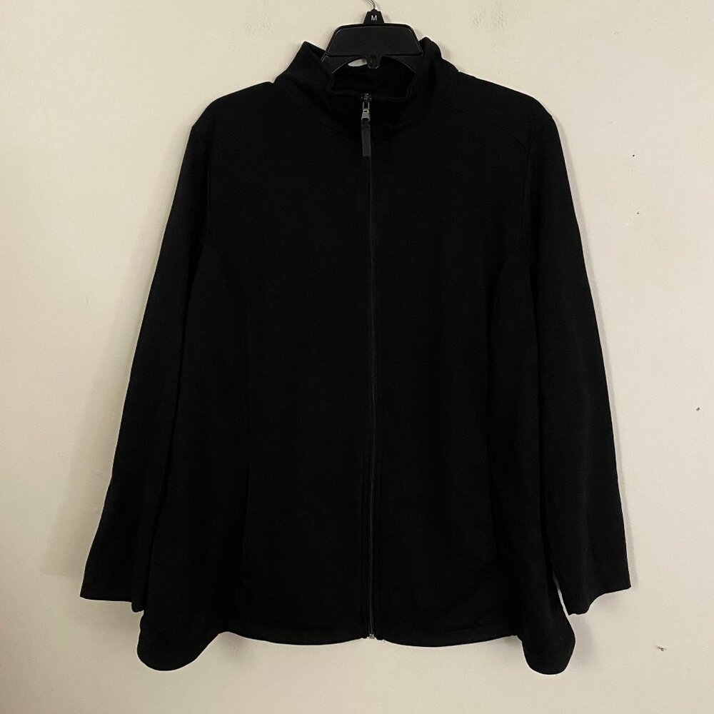 Croft & Barrow Zip-Front Fleece Jacket 1X - Picture 4 of 9